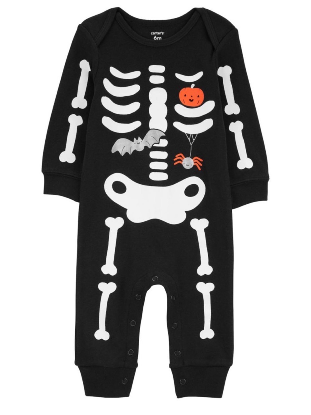 Carter’s Baby Halloween Skeleton Glow in the Dark Jumpsuit 18M